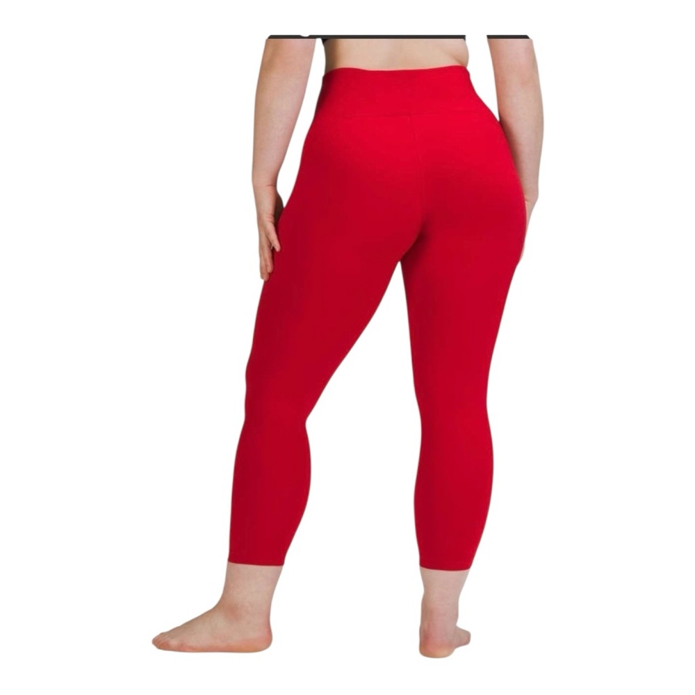 Lululemon Instill High-Rise Tight 25" Dark Red women’s size 2 - Picture 6 of 11